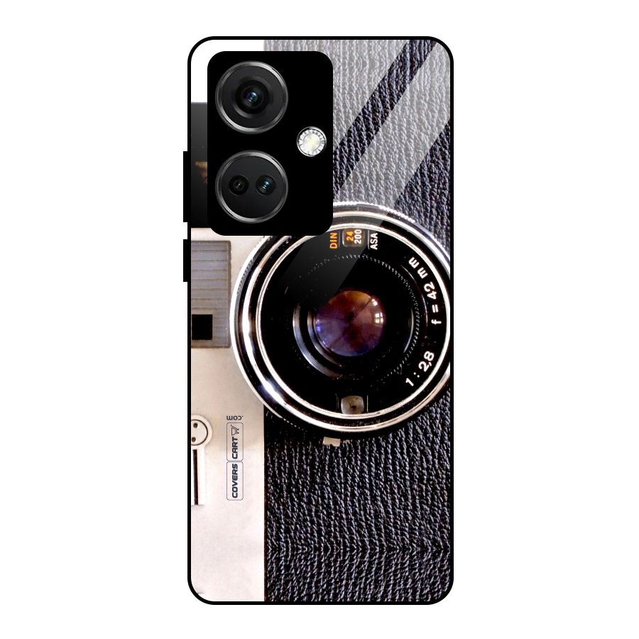 Old School Camera Glass Back Case for OnePlus Nord CE 3 5G