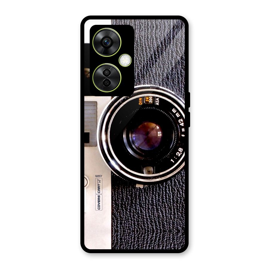 Old School Camera Glass Back Case for OnePlus Nord CE 3 Lite