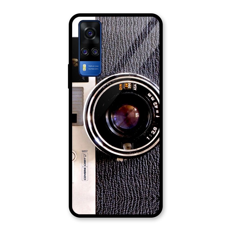 Old School Camera Glass Back Case for Vivo Y31