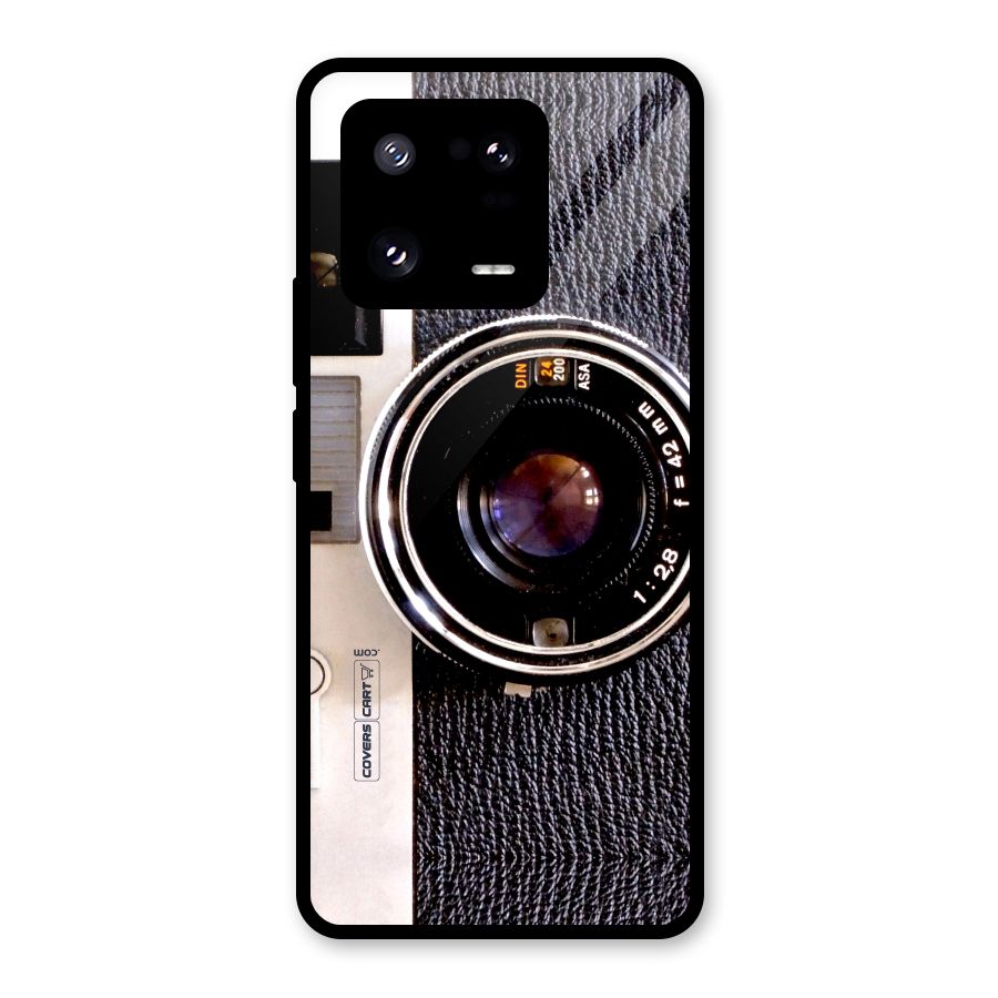 Old School Camera Glass Back Case for Xiaomi 13 Pro