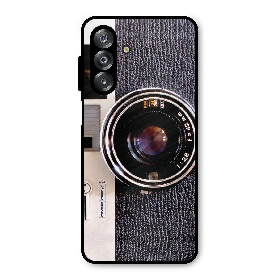 Old School Camera Metal Back Case for Galaxy A26
