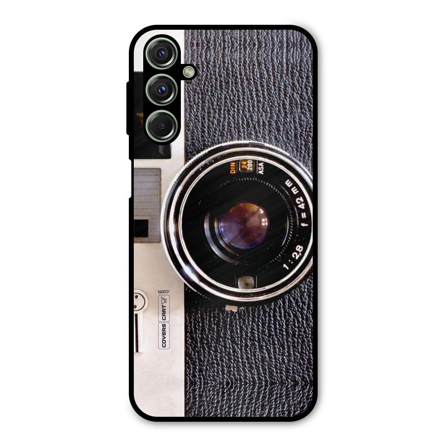 Old School Camera Metal Back Case for Galaxy M34