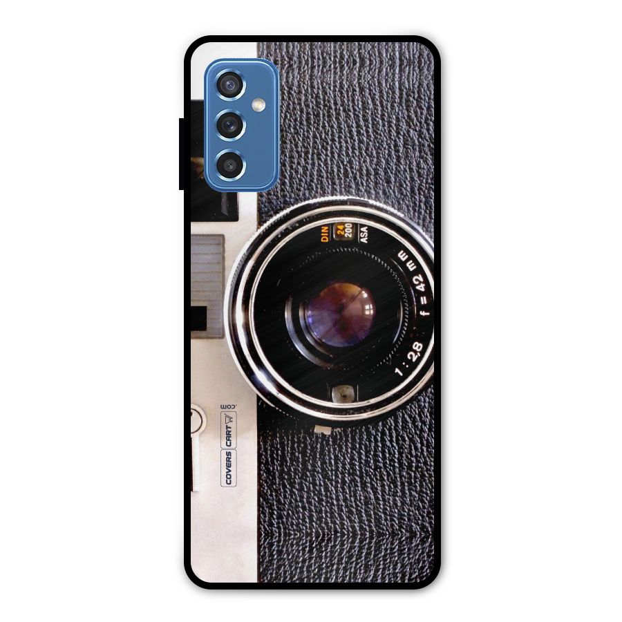 Old School Camera Metal Back Case for Galaxy M52 5G