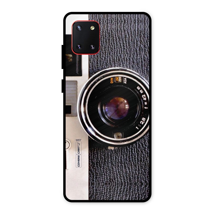 Old School Camera Metal Back Case for Galaxy Note 10 Lite