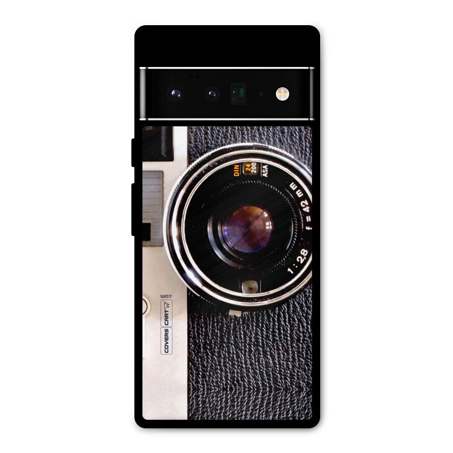Old School Camera Metal Back Case for Google Pixel 6 Pro