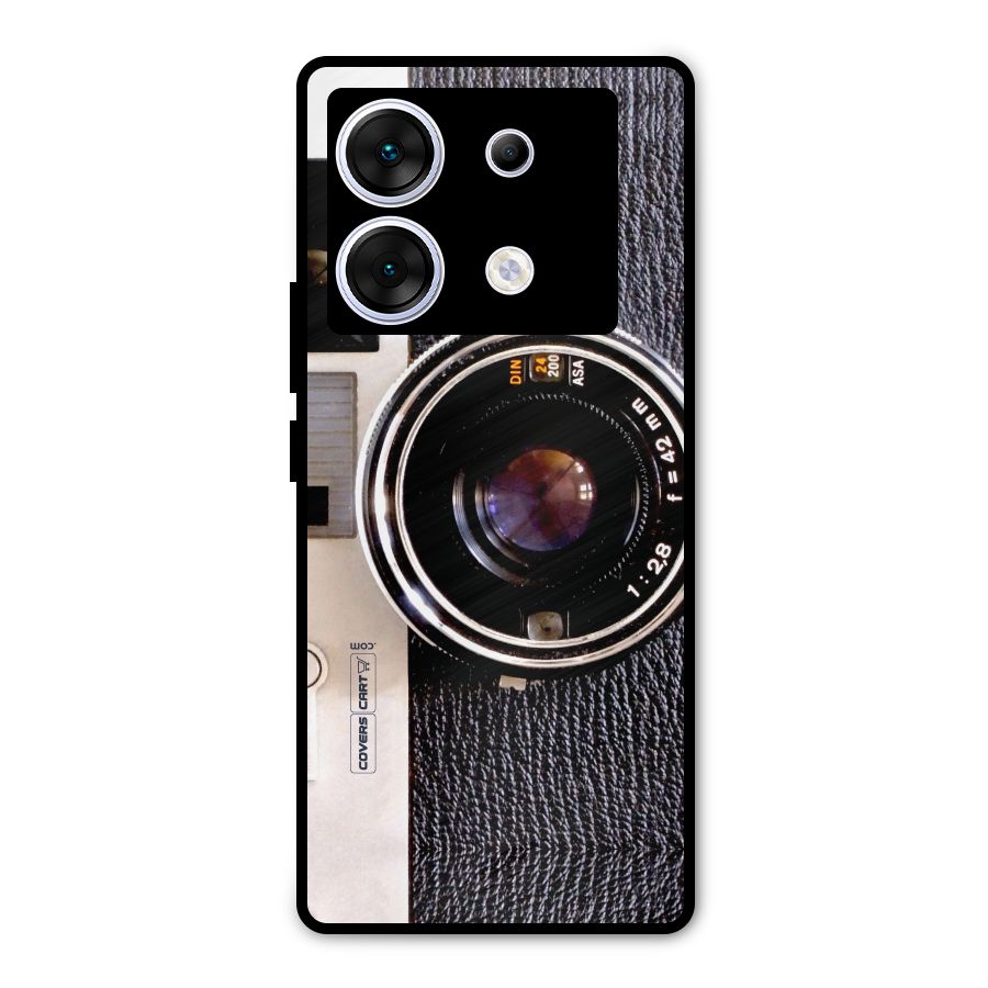 Old School Camera Metal Back Case for Infinix Zero 30 5G