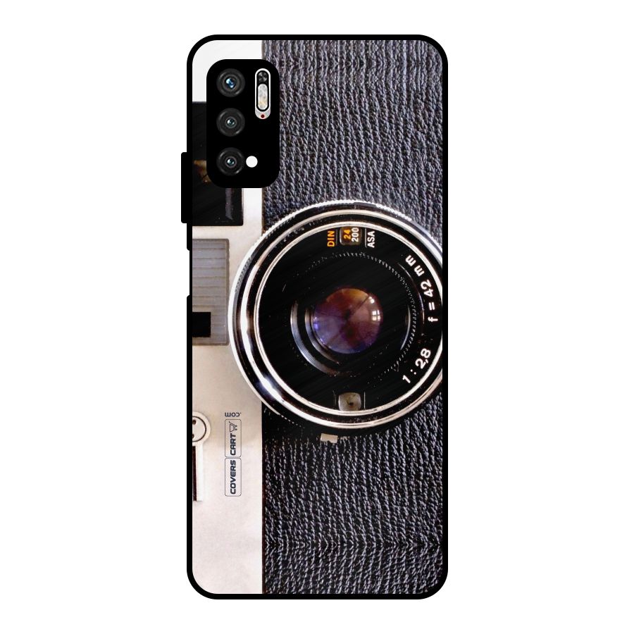 Old School Camera Metal Back Case for Poco M3 Pro 5G
