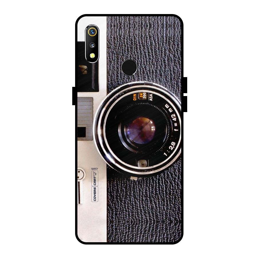 Old School Camera Metal Back Case for Realme 3