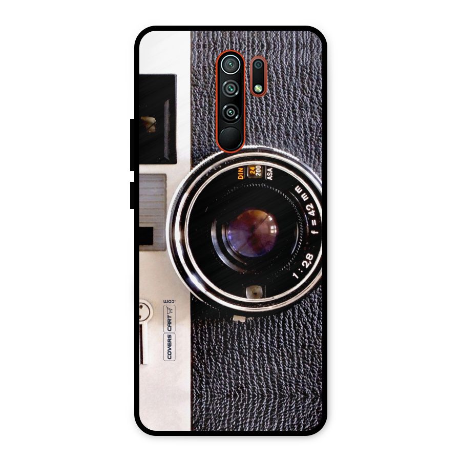 Old School Camera Metal Back Case for Redmi 9 Prime