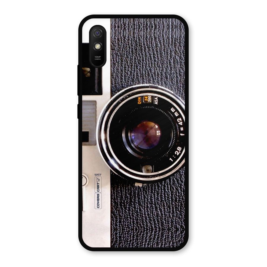 Old School Camera Metal Back Case for Redmi 9i