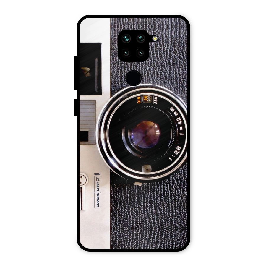 Old School Camera Metal Back Case for Redmi Note 9