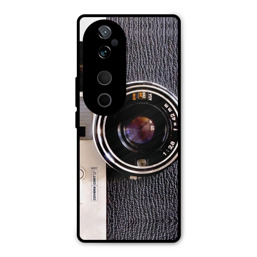 Old School Camera Metal Back Case for Vivo T3 Ultra