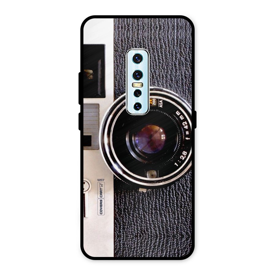 Old School Camera Metal Back Case for Vivo V17 Pro