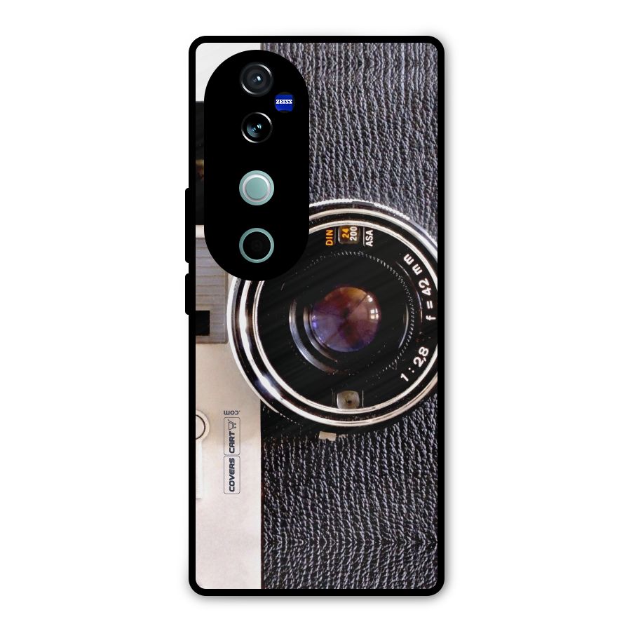Old School Camera Metal Back Case for Vivo V40