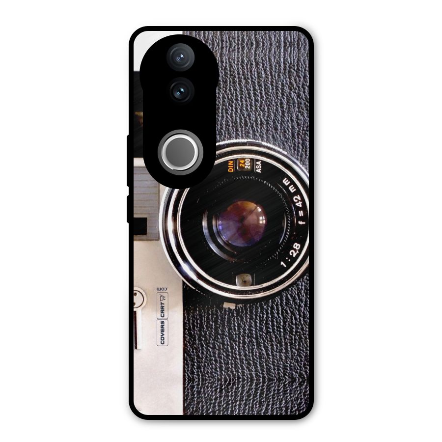 Old School Camera Metal Back Case for Vivo V50e