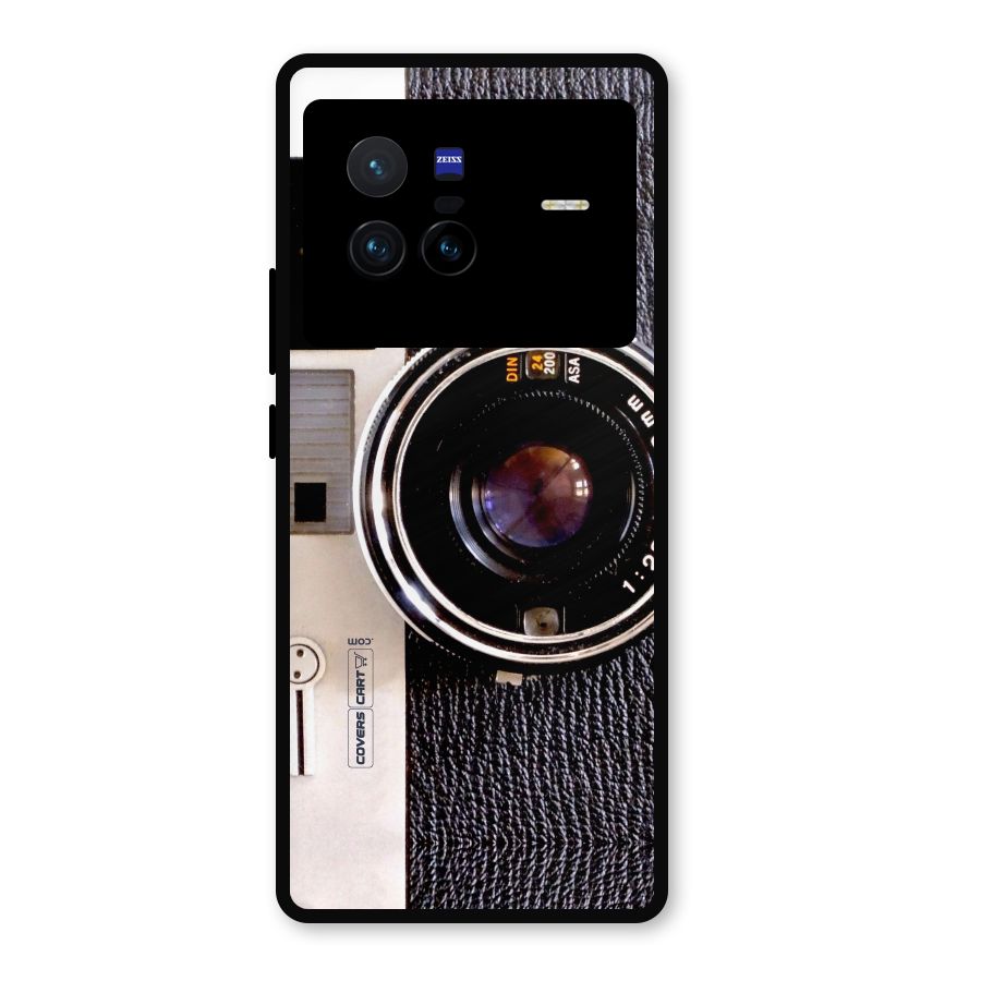 Old School Camera Metal Back Case for Vivo X80