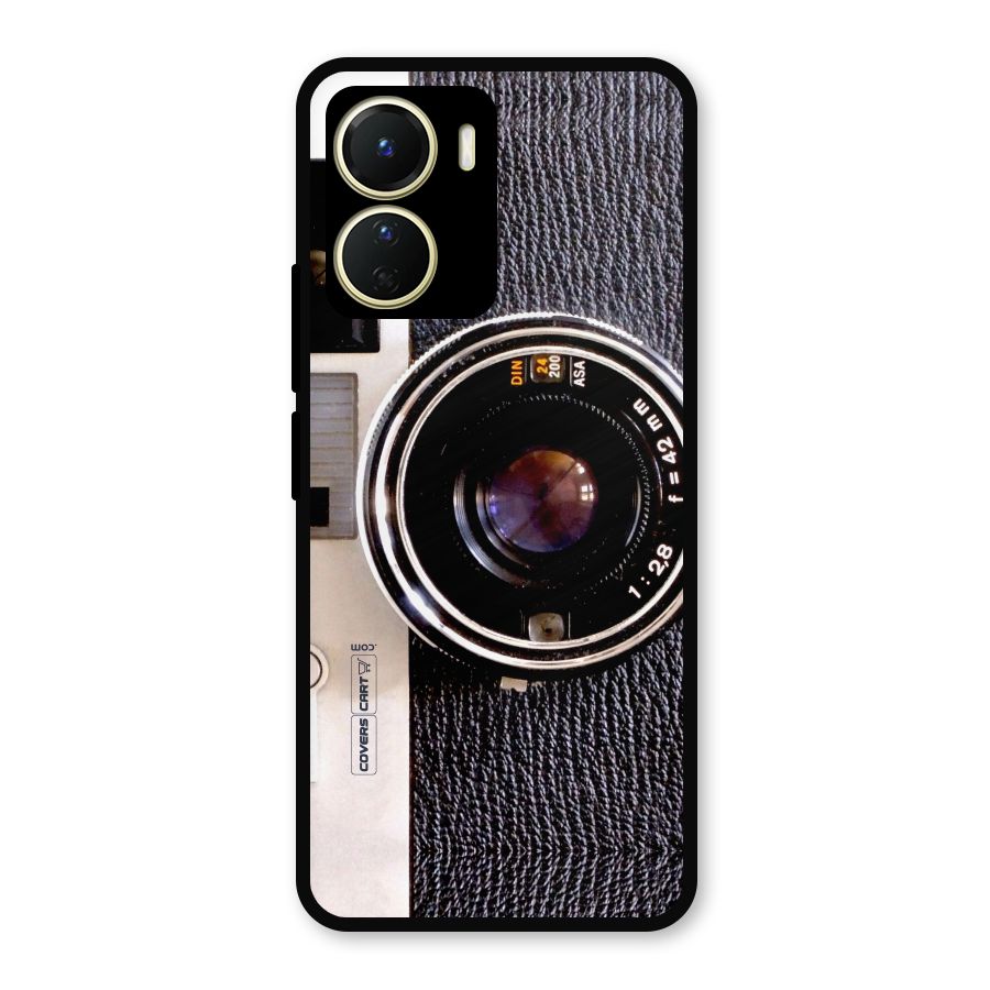 Old School Camera Metal Back Case for Vivo Y16