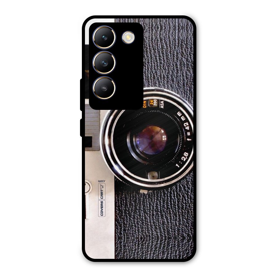 Old School Camera Metal Back Case for Vivo Y200e