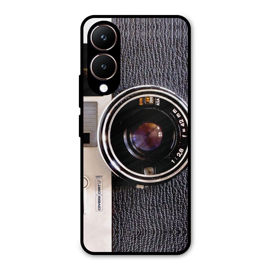 Old School Camera Metal Back Case for Vivo Y28