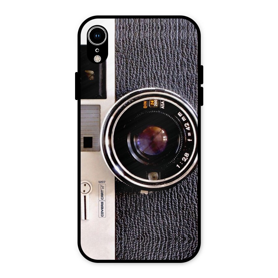 Old School Camera Metal Back Case for iPhone XR