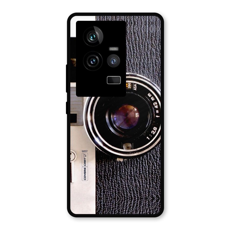 Old School Camera Metal Back Case for iQOO 11 5G