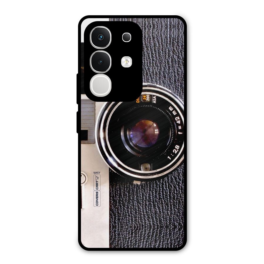 Old School Camera Metal Back Case for iQOO Z10x