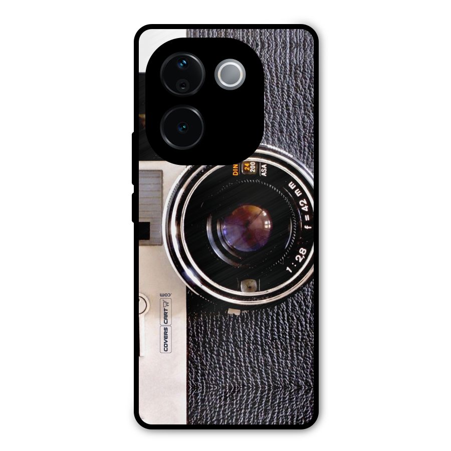Old School Camera Metal Back Case for iQOO Z9s Pro