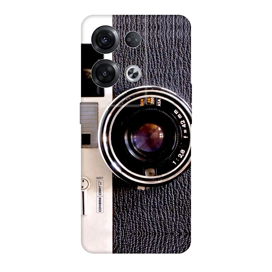 Old School Camera Original Polycarbonate Back Case for Oppo Reno8 Pro 5G