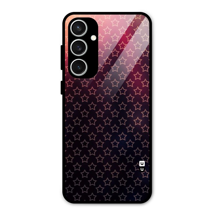 Ombre Stars Glass Back Case for Galaxy S23 FE