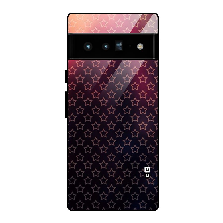 Ombre Stars Glass Back Case for Google Pixel 6 Pro