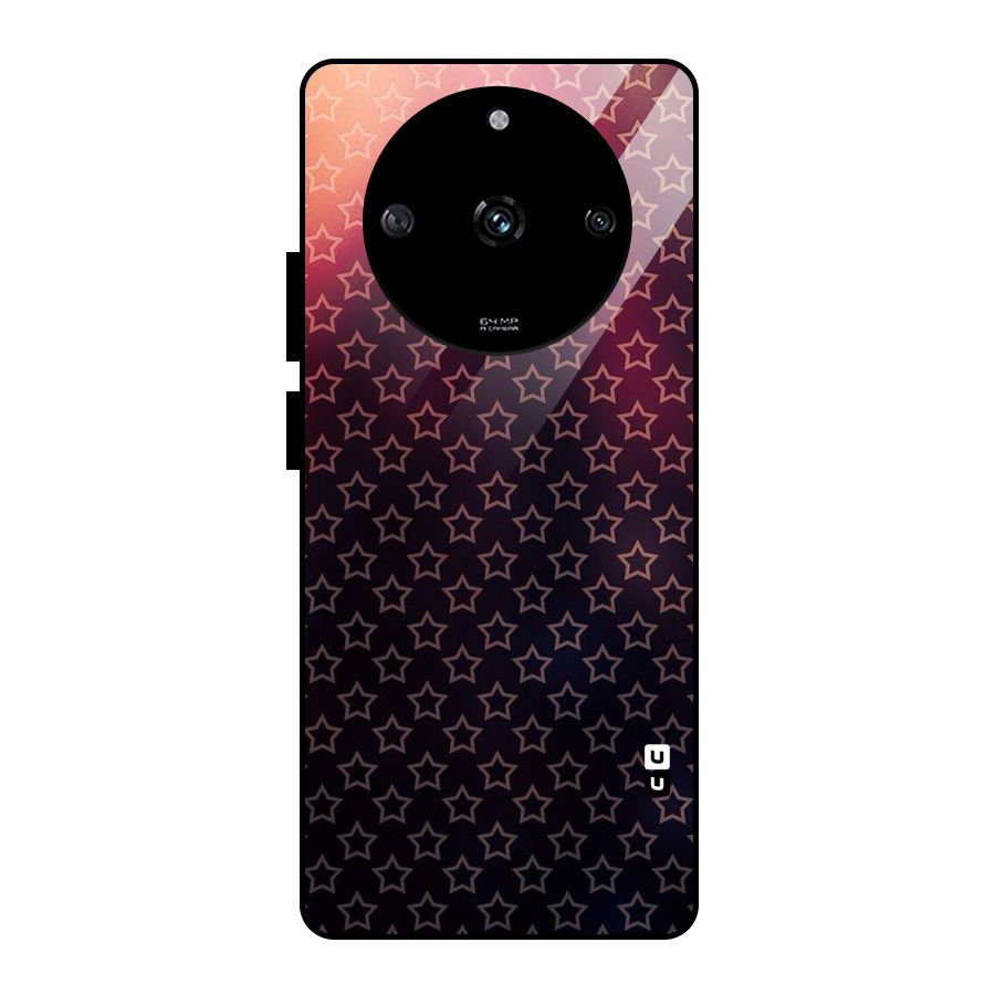 Ombre Stars Glass Back Case for Realme Narzo 60 5G