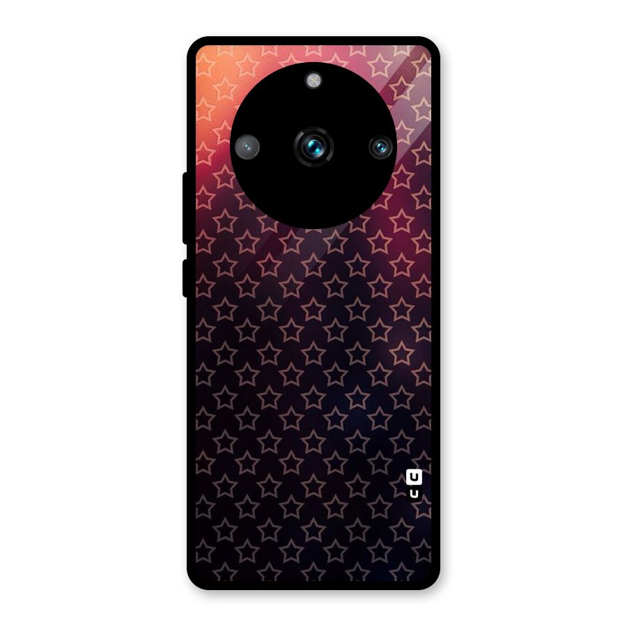 Ombre Stars Glass Back Case for Realme Narzo 60 Pro