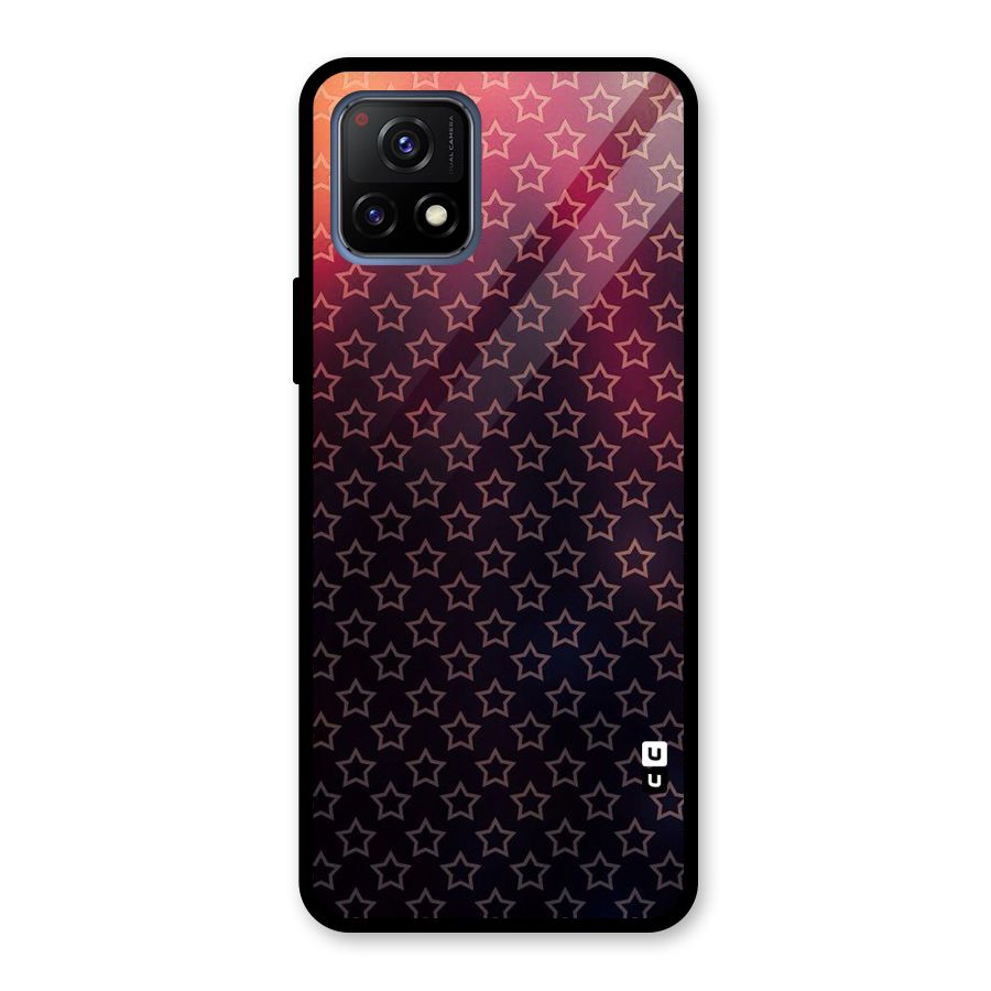 Ombre Stars Glass Back Case for Vivo Y72 5G