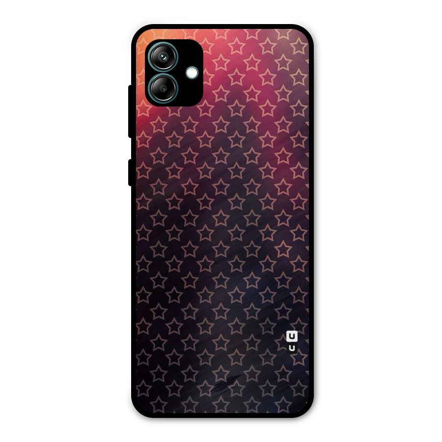 Ombre Stars Metal Back Case for Galaxy A04