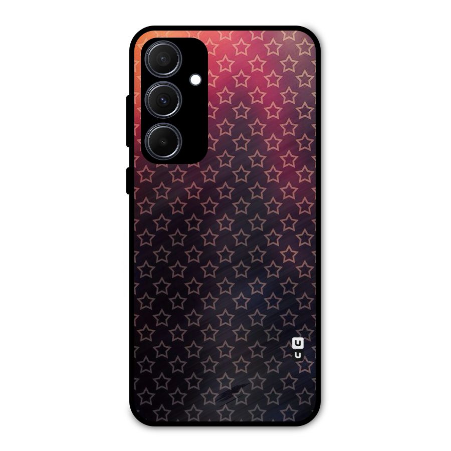 Ombre Stars Metal Back Case for Galaxy A35