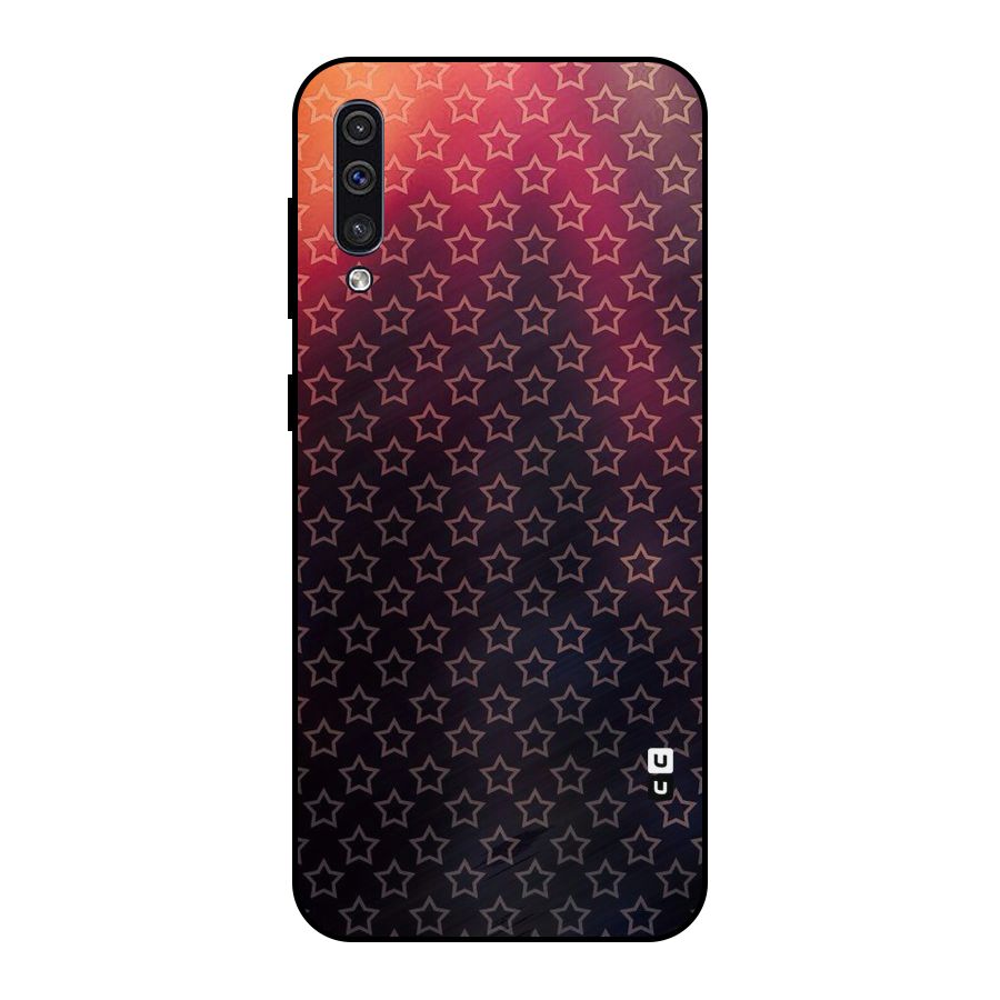 Ombre Stars Metal Back Case for Galaxy A50s