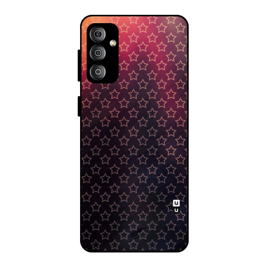 Ombre Stars Metal Back Case for Galaxy F23