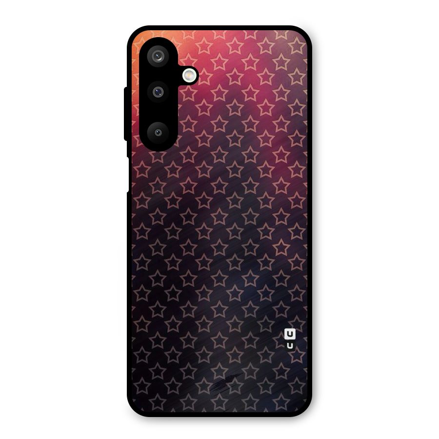 Ombre Stars Metal Back Case for Galaxy M16