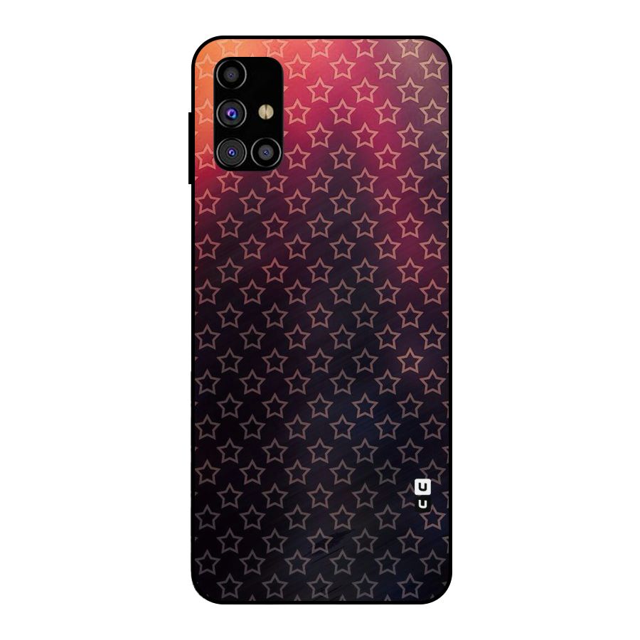 Ombre Stars Metal Back Case for Galaxy M31s