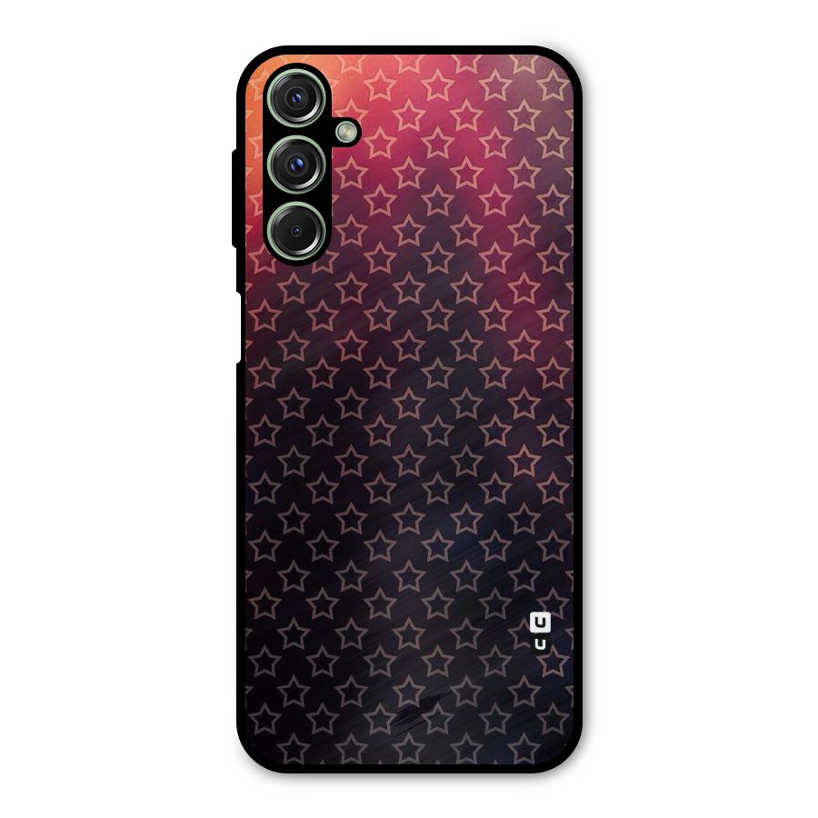Ombre Stars Metal Back Case for Galaxy M34