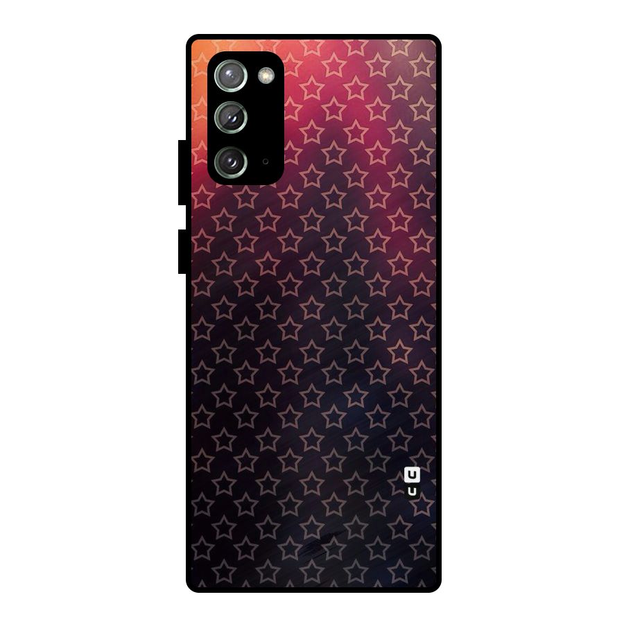 Ombre Stars Metal Back Case for Galaxy Note 20