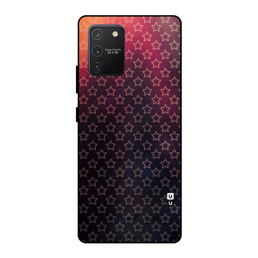 Ombre Stars Metal Back Case for Galaxy S10 Lite