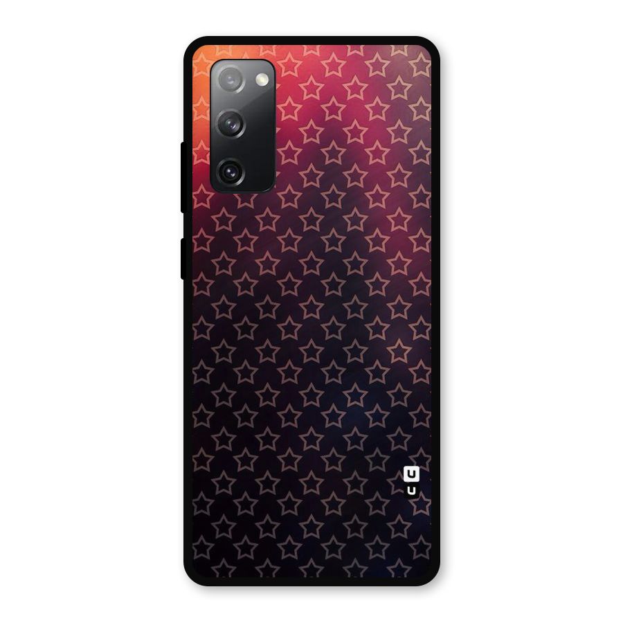 Ombre Stars Metal Back Case for Galaxy S20 FE 5G