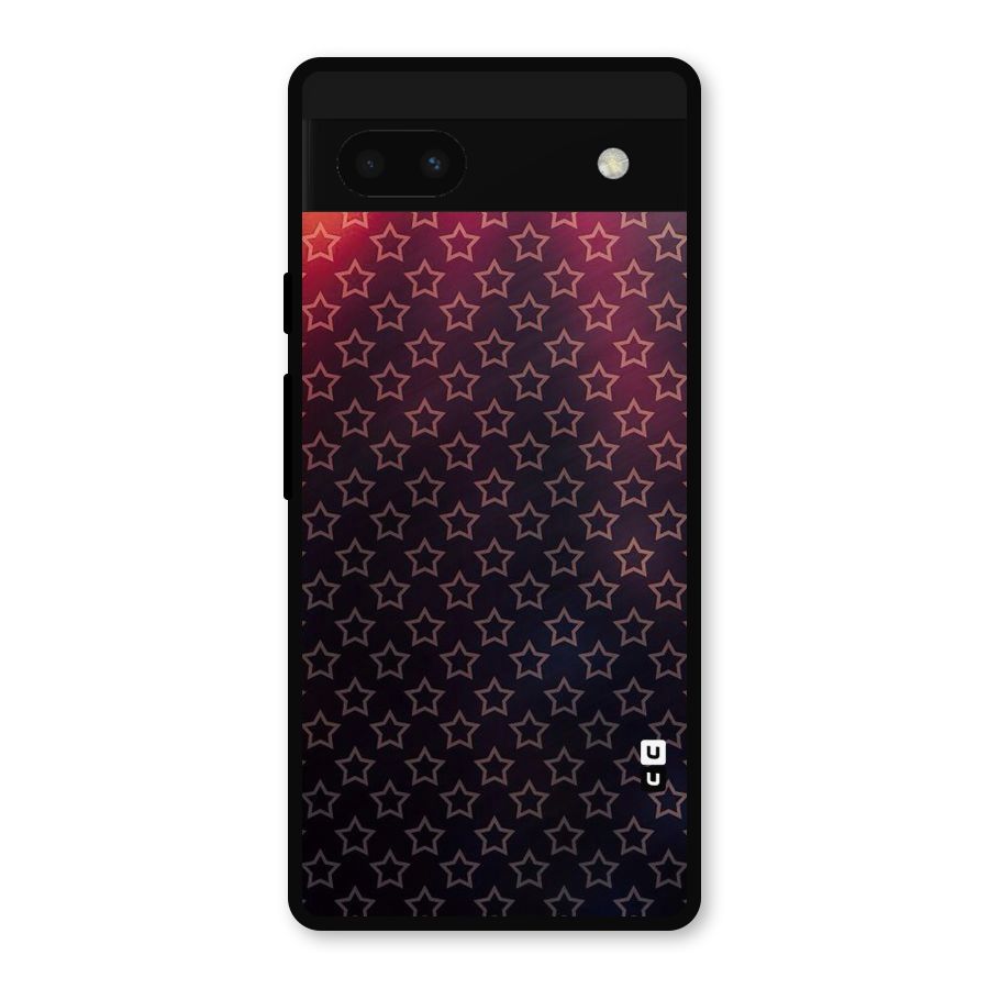 Ombre Stars Metal Back Case for Google Pixel 6a