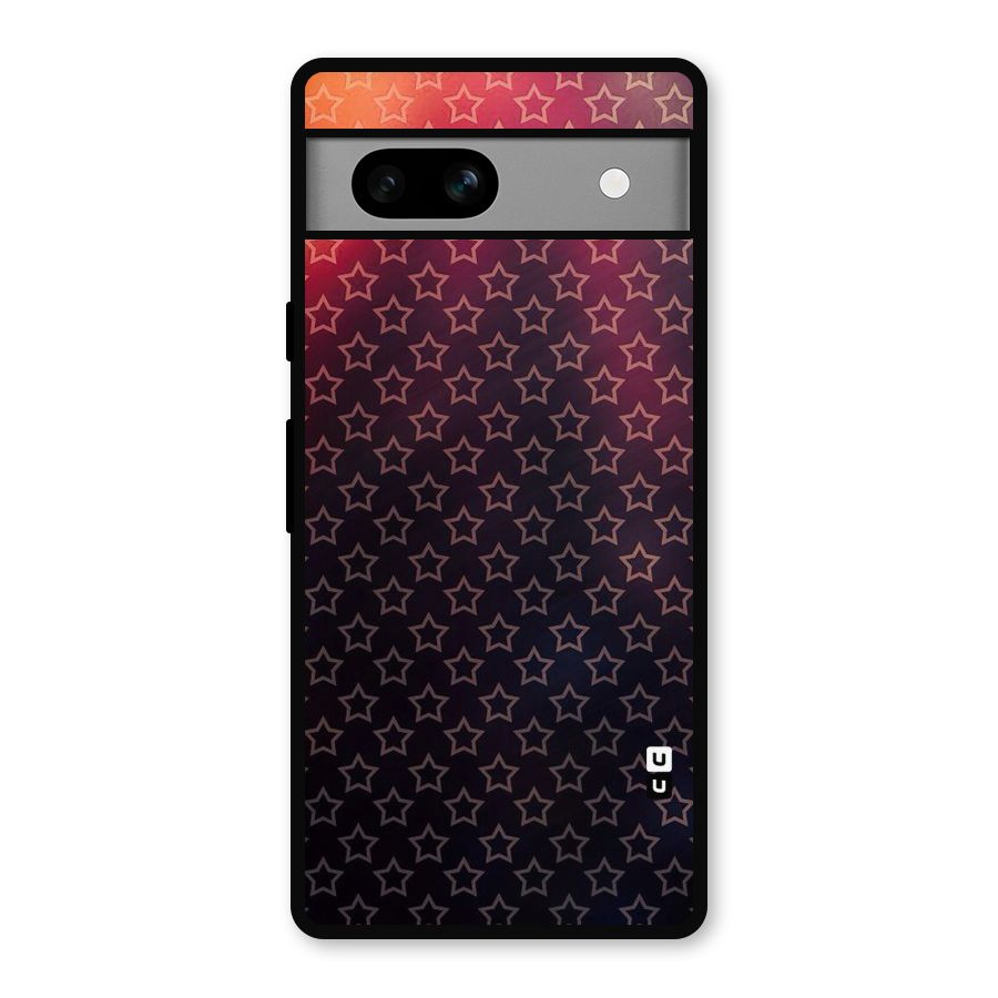 Ombre Stars Metal Back Case for Google Pixel 7a