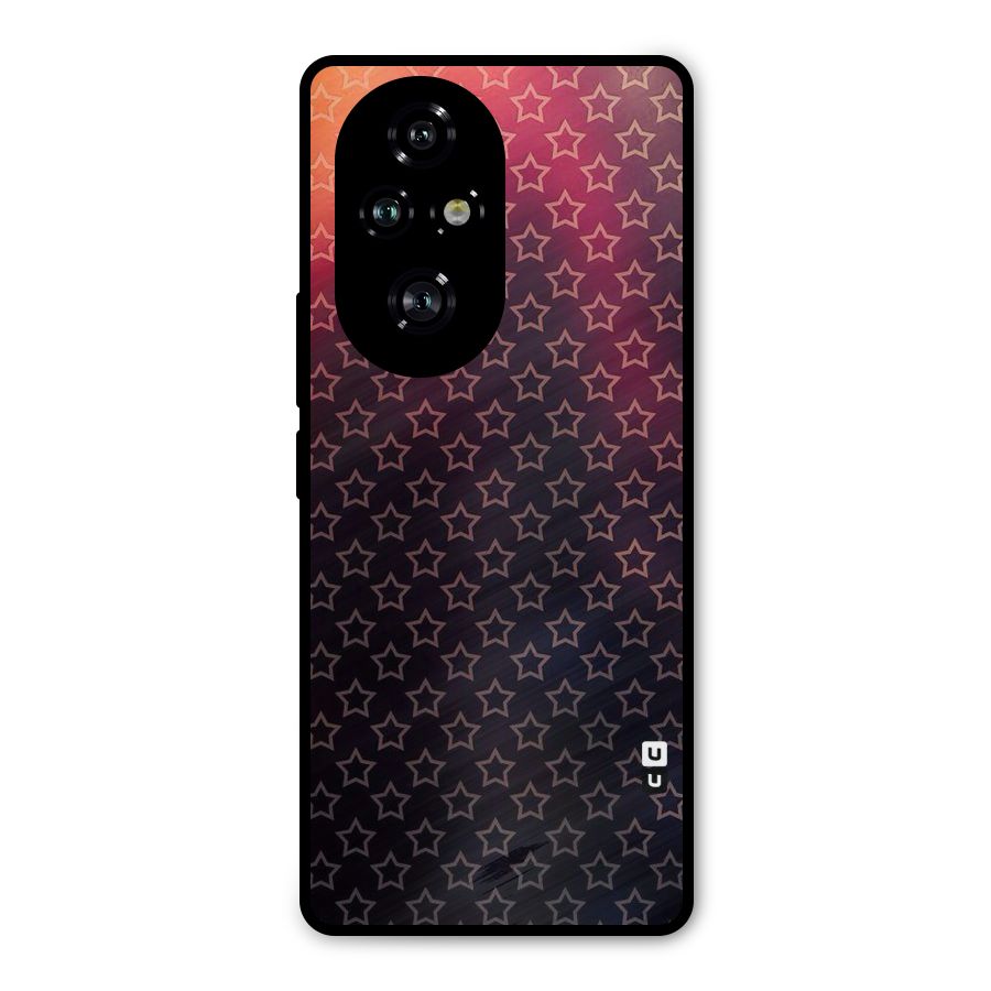 Ombre Stars Metal Back Case for Honor 200 Pro
