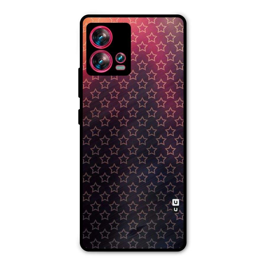 Ombre Stars Metal Back Case for Motorola Edge 30 Fusion