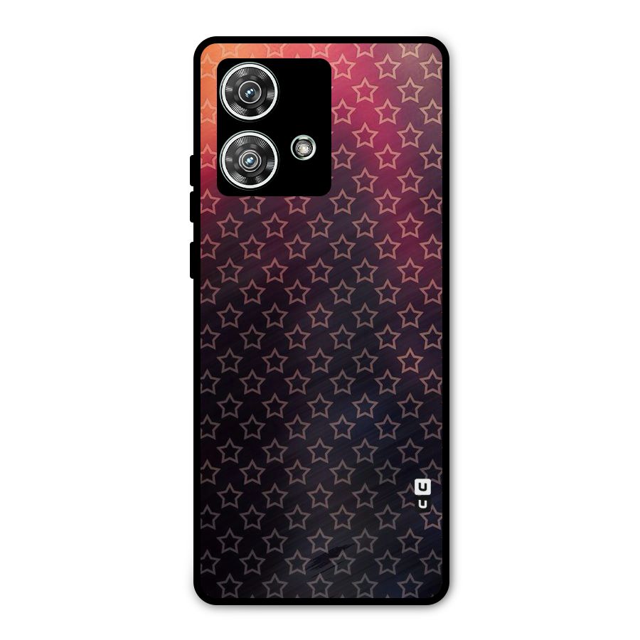 Ombre Stars Metal Back Case for Motorola Edge 40 Neo