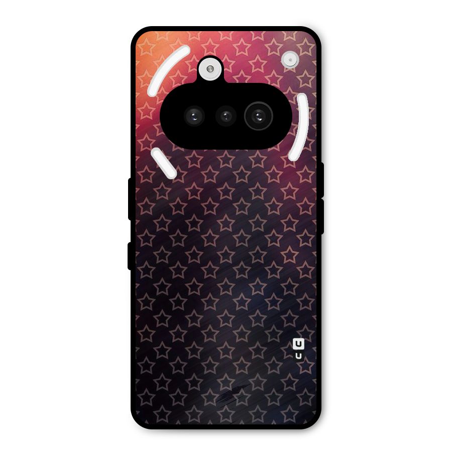 Ombre Stars Metal Back Case for Nothing Phone 3a