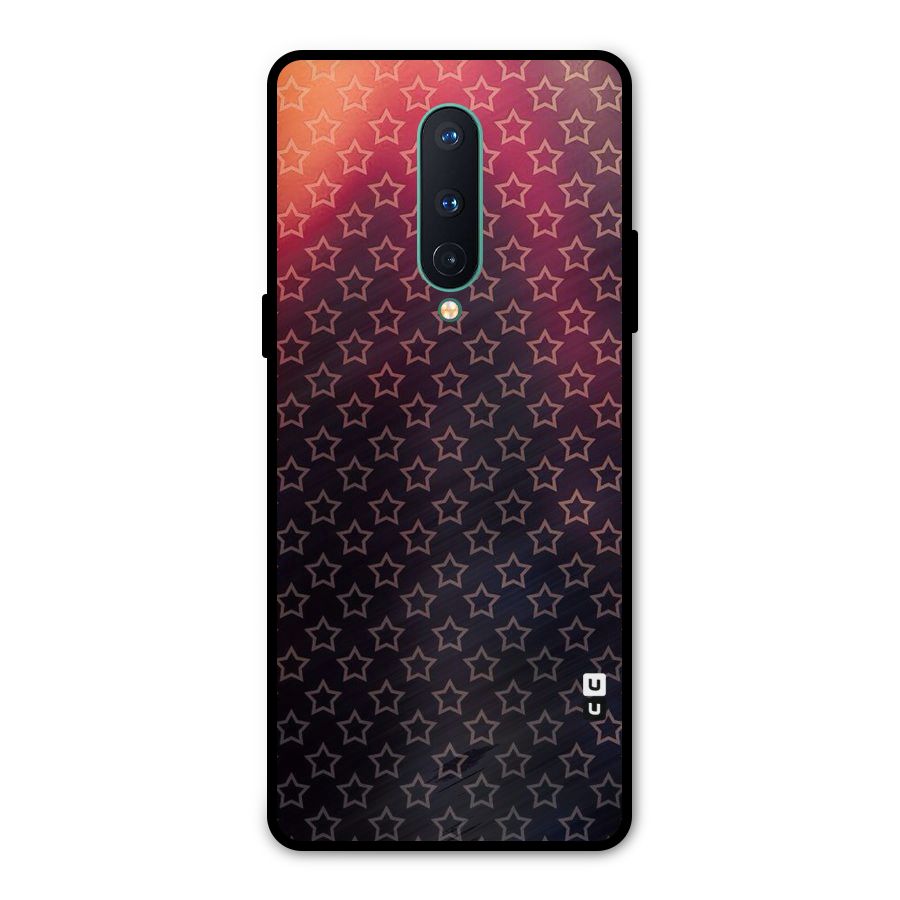 Ombre Stars Metal Back Case for OnePlus 8
